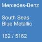 Preview: Mercedes-Benz, South Seas Blue Metallic, 162 / 5162.